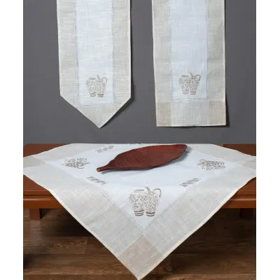 Τραπεζοκαρέ 3741 (135cm x 135cm) ivory