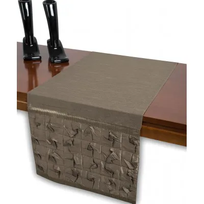 τραβέρσα  (40cm X 170cm) 3918 λαδί σκούρο