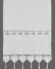 κουρτίνα 432 (90cm x 130cm) λευκή με τούνελ