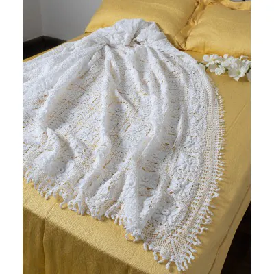 Χειροποίητη πλεκτή κουβέρτα 4452 (225cm x 250cm)