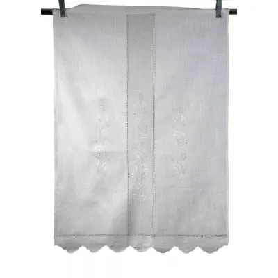 κουρτίνα 465 (200cm x 270cm) ivory/άμμου με τούνελ