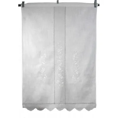 κουρτίνα 466 (120cm x 160cm) ivory/άμμου με τούνελ