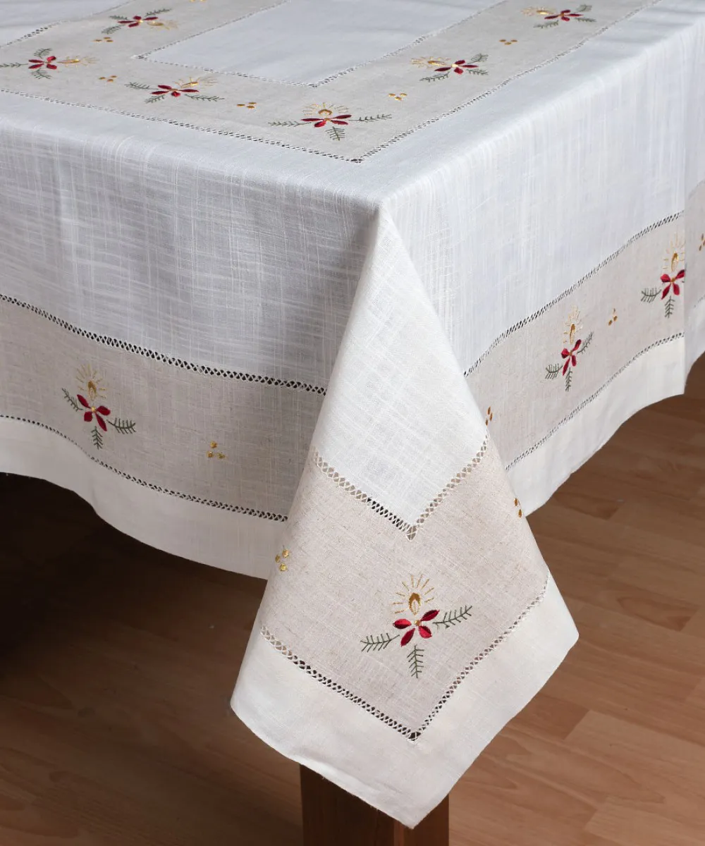 Χριστουγεννιάτικο τραπεζομάντηλο (170cm x 170cm) 5308