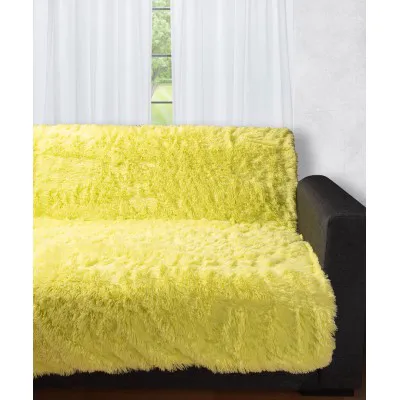 Διακοσμητικό μαλλιαρό ριχτάρι 5336 (145cm x 195cm) Lime