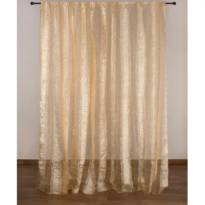 Κουρτίνα 6103 (280cm x 300cm) με τρέσα χρυσή