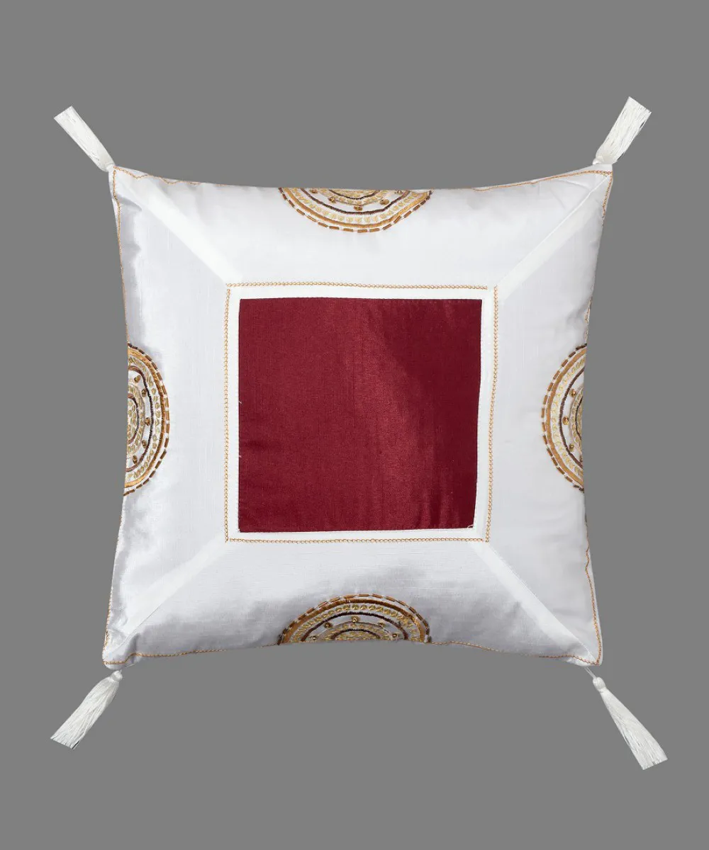 Μαξιλαροθήκη (40cm x 40cm) 612 ΧΜ-45 Μπορντώ