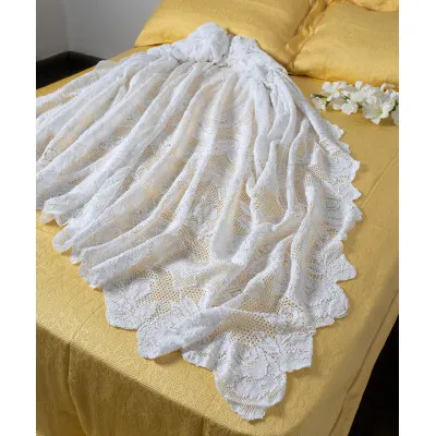 Χειροποίητη πλεκτή κουβέρτα 73C (225cm x 250cm)