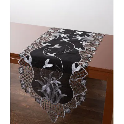 Τραβέρσα (45cm x 170cm) 8215 Μαύρο