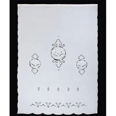 κουρτίνα 907179 (210cm x 300cm) λευκή με τούνελ