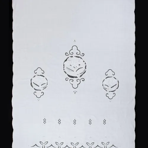 κουρτίνα 907179 (210cm x 300cm) λευκή με τούνελ