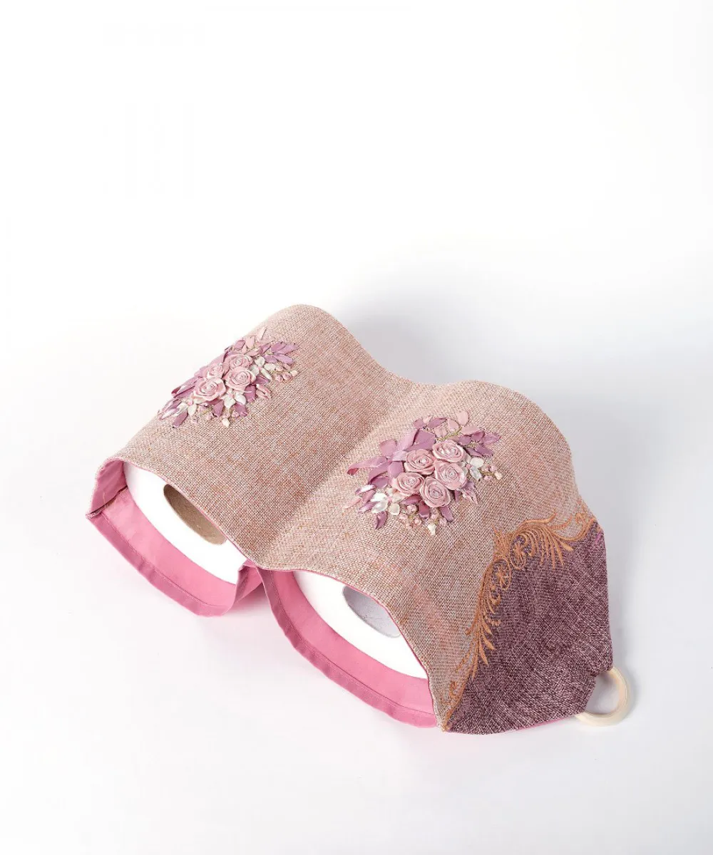 Θήκη για το χαρτί υγείας (18cm x 45cm) ρόζ