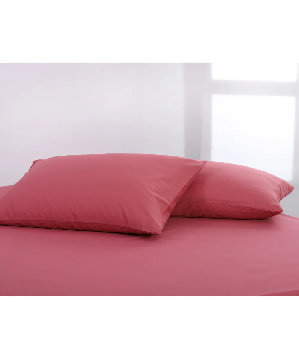 Βαμβακερό σετ μαξιλαροθήκες essentials (52cm x 72cm ) baroque rose