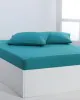 Βαμβακερό σεντόνι essentials (245cm x 267cm) teal blue