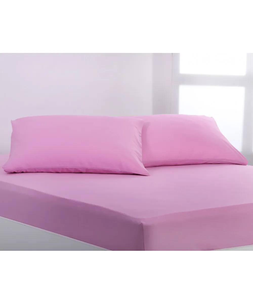 Βαμβακερό σετ μαξιλαροθήκες essentials (52cm x 72cm ) pastel levander