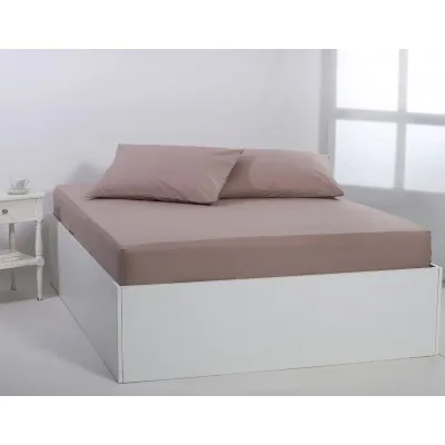 Βαμβακερό σεντόνι essentials (245cm x 267cm) mashroom