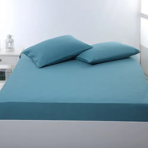 Σεντόνι με λάστιχο jersey (160cm x 200cm   35cm) petrol