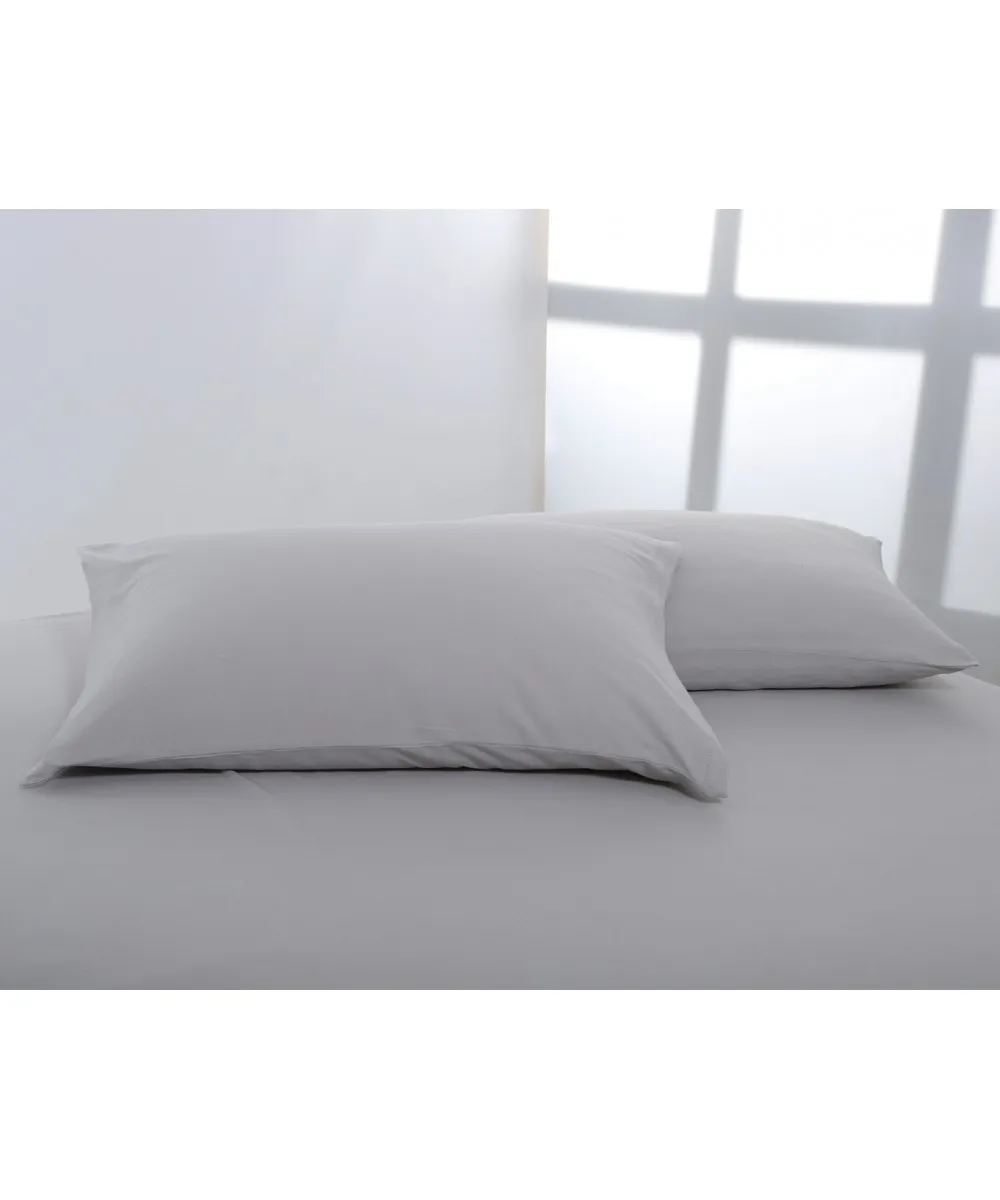 Ζευγάρι μαξιλαροθήκες jersey (50cm x 70cm) light grey