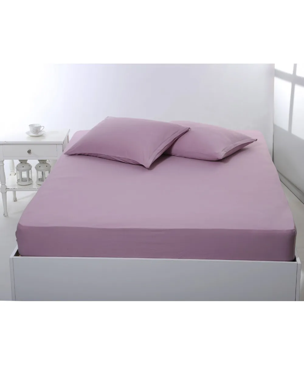 Σεντόνι με λάστιχο jersey (180cm x 200cm   35cm) syklamen