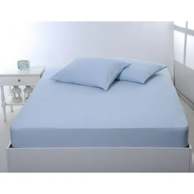 Σεντόνι με λάστιχο jersey (100cm x 200cm   35cm) siel