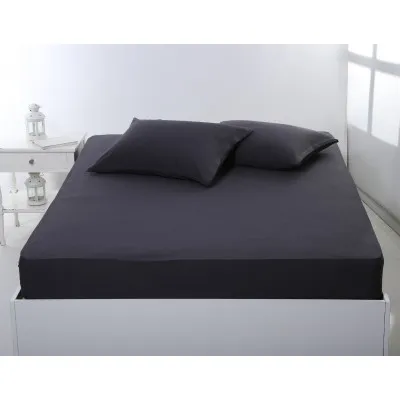 Σεντόνι με λάστιχο jersey (100cm x 200cm   35cm) dark grey