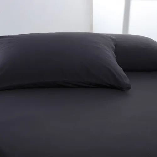 Ζευγάρι μαξιλαροθήκες jersey (50cm x 70cm) dark grey