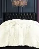 Κουβερτοπάπλωμα μαλλιαρό (220cm x 240cm) ivory