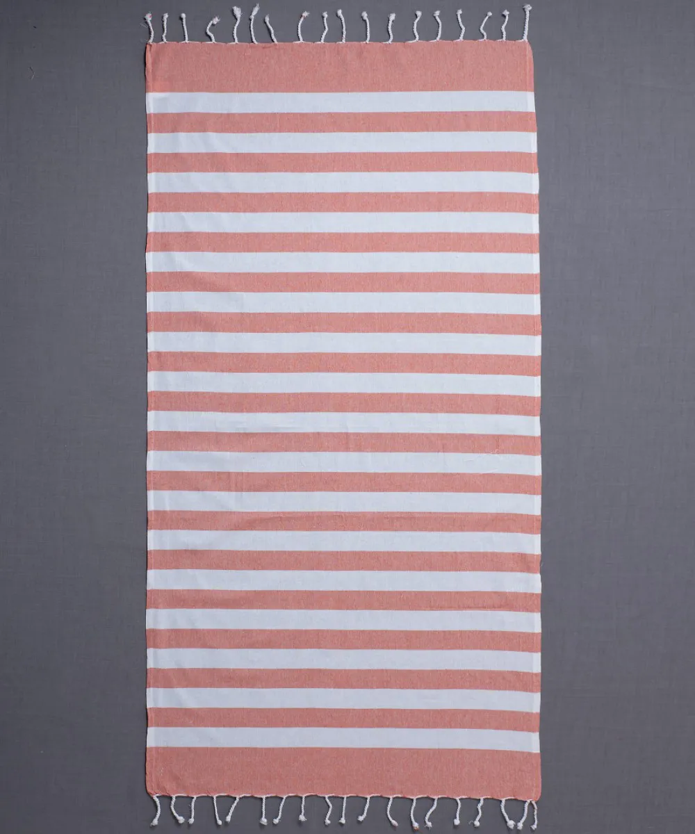 Pestemal sf1752 (90cm x 180cm) πορτοκαλί