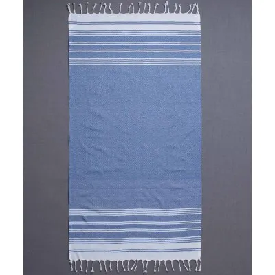 Pestemal sf1754 (90cm x 180cm) μπλέ ρουά