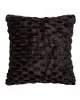 Γούνινη διακοσμητική μαξιλαροθήκη mink (45cm x 45cm) καφέ