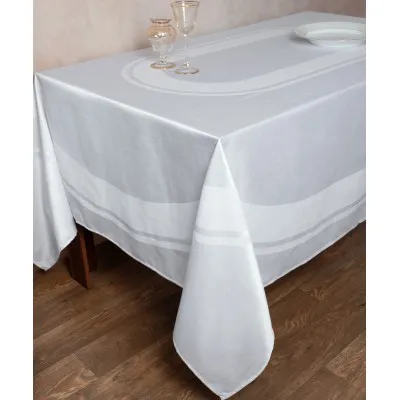 Ζακάρ τραπεζομάντηλο 423 (180cm x 220cm) λευκό