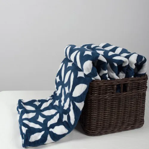 κουβέρτα coral fleece (220cm x 240cm) σταυρός