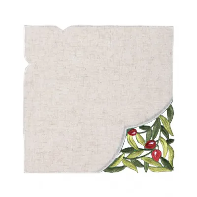 Πετσέτα φαγητού 2353 (45cm x 45cm) κόκκινη ελιά 