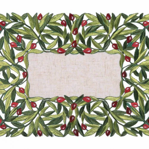 Σουπλά 2353 (35cm x 50cm) κόκκινη ελιά