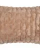 Μαξιλαροθήκη burble (50cm x 70cm) ανοιχτό καφέ 