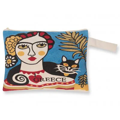 Πορτοφόλι καραβόπανο (20cm x 13cm) canvas 10 GREECE