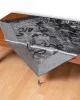 Σατέν τραπεζοκαρέ A11 (120cm x 120cm) γκρί