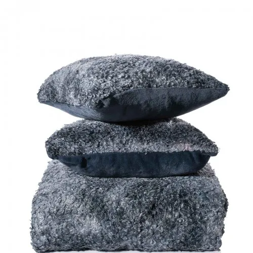 ΜΑΞΙΛΑΡΟΘΗΚΗ  astrakan (45cm x 45cm) γκρί