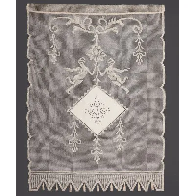 κουρτίνα BG11 TOSCAN (160cm x 160cm) ecru με τούνελ