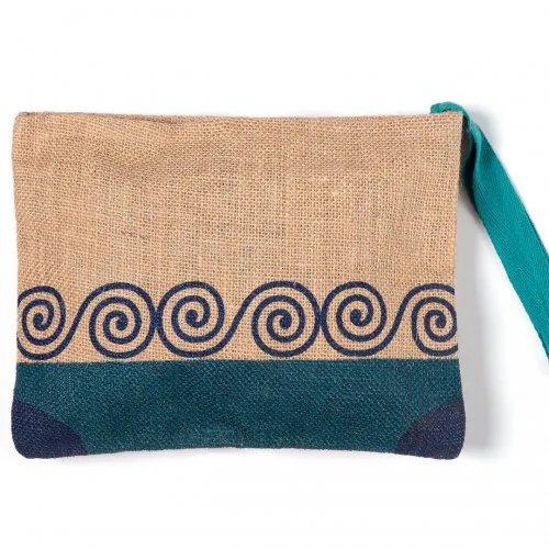 Πορτοφόλι γιούτα (19cm x 25cm) 1