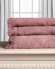 Βαμβακερή ζακάρ πετσέτα ALICIA 520gsm (50cm x 100cm) ανοιχτό καφέ