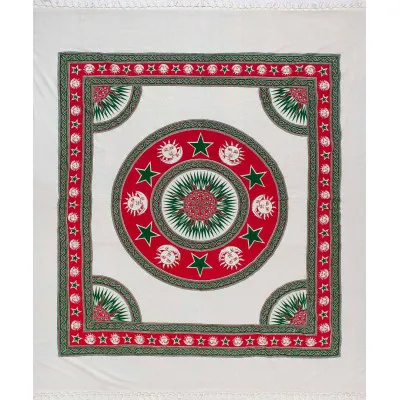 Pestemal διπλό (220cm x 240cm) 10 κόκκινο