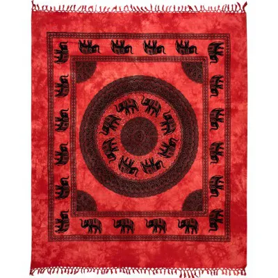 Pestemal διπλό (220cm x 240cm) 18 κόκκινο