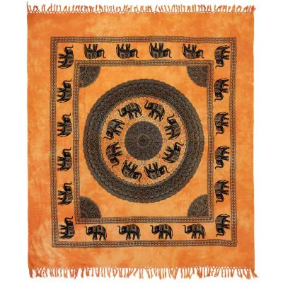 Pestemal διπλό (220cm x 240cm) 19 πορτοκαλί