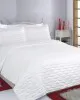 ΚΟΥΒΕΡΛΙ σετ (220cm x 240cm   2 x 50cm x 70cm) RUBY  MICROSATIN ivory