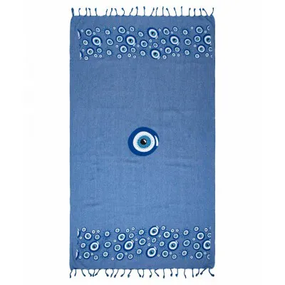 Pestemal nkp544 (90cm x 180cm) μπλέ ροαγιάλ