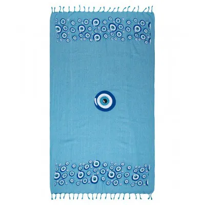Pestemal nkp544 (90cm x 180cm) τυρκουάζ