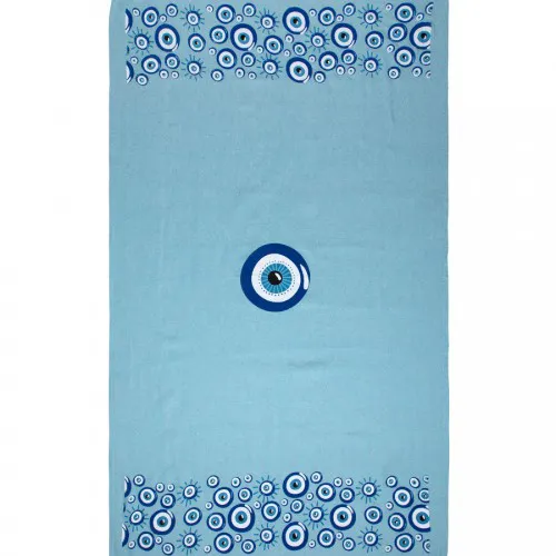 Pestemal nkp544 (90cm x 180cm) σιέλ