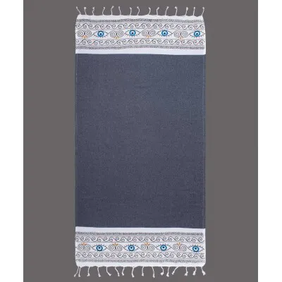 Pestemal nkp554 (90cm x 180cm) μπλέ 