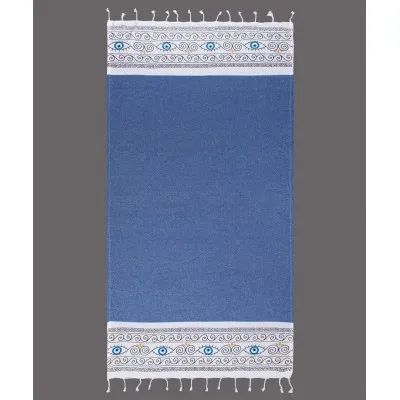 Pestemal nkp554 (90cm x 180cm) μπλέ ροαγιάλ