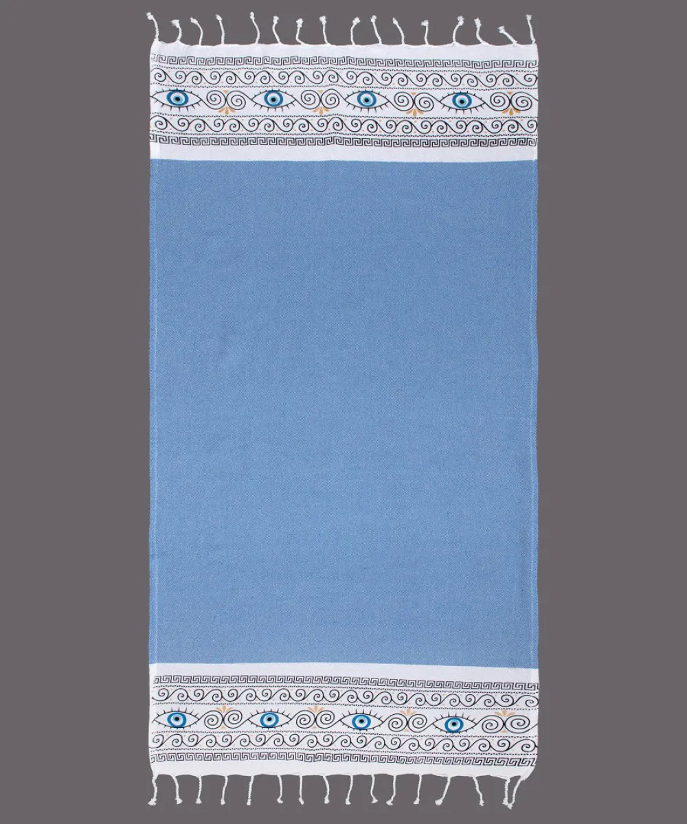 Pestemal nkp554 (90cm x 180cm) σιέλ